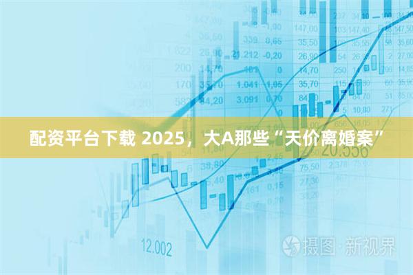 配资平台下载 2025，大A那些“天价离婚案”